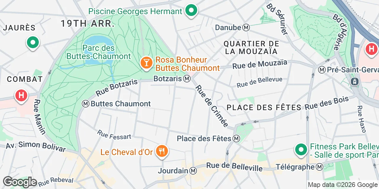 Rue des Annelets 33, 75019 Paris 19