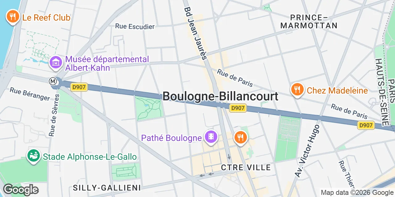 90-92 Route de la Reine, 92100 Boulogne-Billancourt