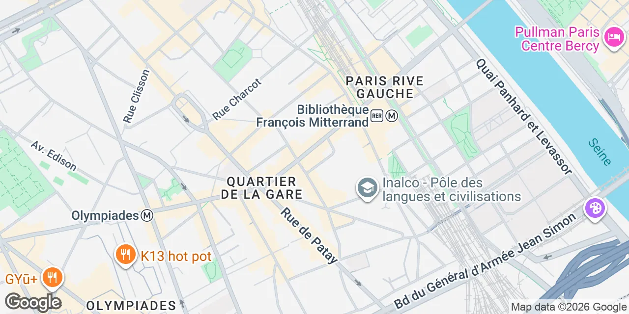 25 rue de Tolbiac, 75013 Paris 13
