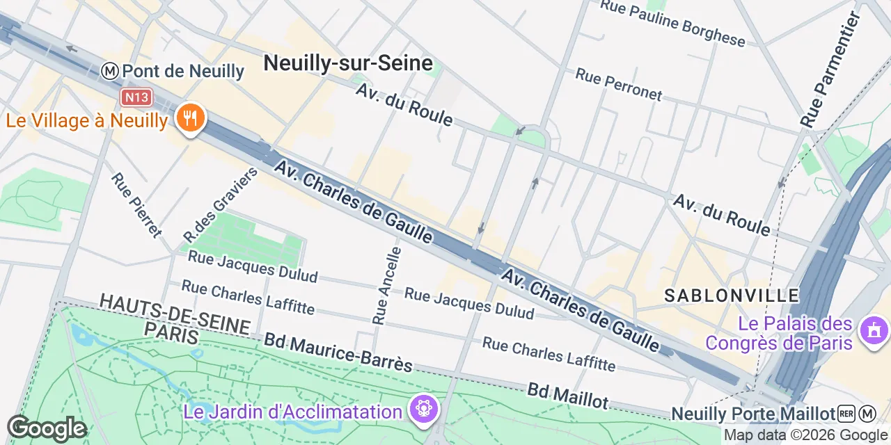 88 avenue Charles de Gaulle, 92200 Neuilly-Sur-Seine