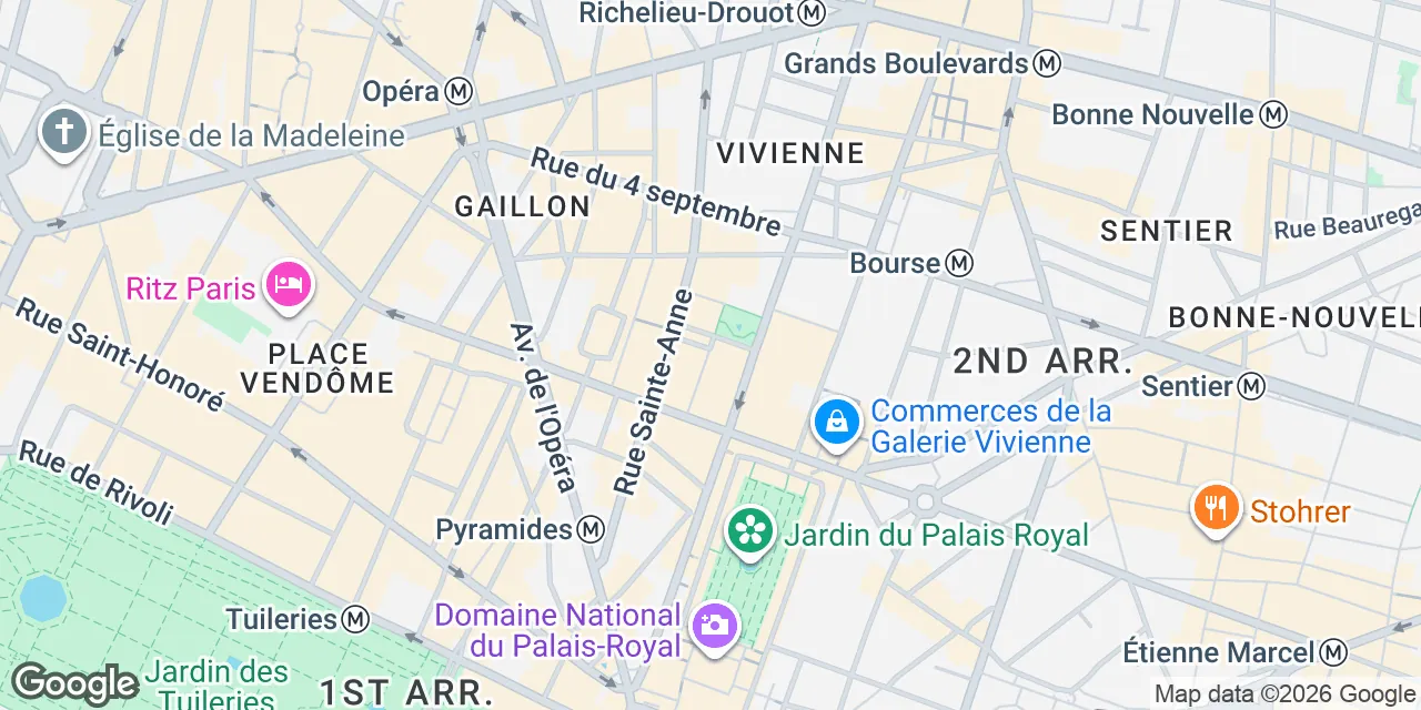 Rue Chabanais 12, 75002 Paris 2