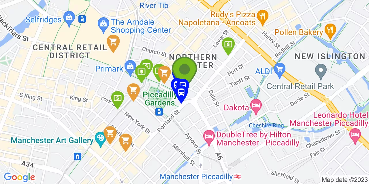 Manchester Piccadilly - Facilities, Shops and Parking Information
