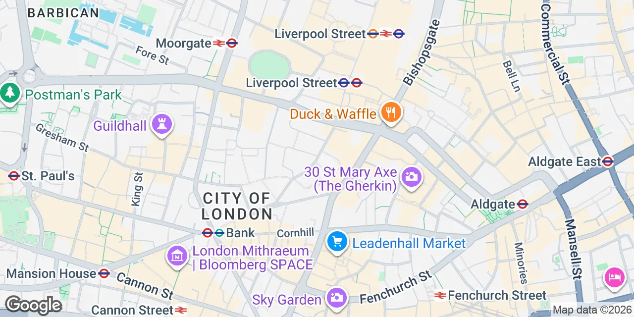 25 Old Broad Street,Tower 42, EC2N 1HN Tower Hamlets