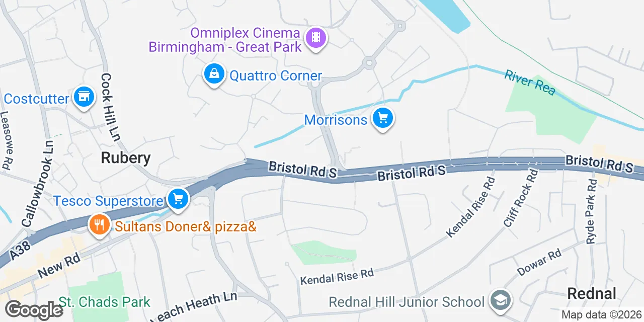 Park House,Bristol Road South, Rubery, Rednal, B45 9AH Birmingham Centre