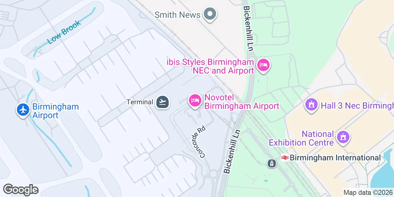 Birmingham Airport,The Comet Building, Ground Floor, B26 3QJ Birmingham Centre