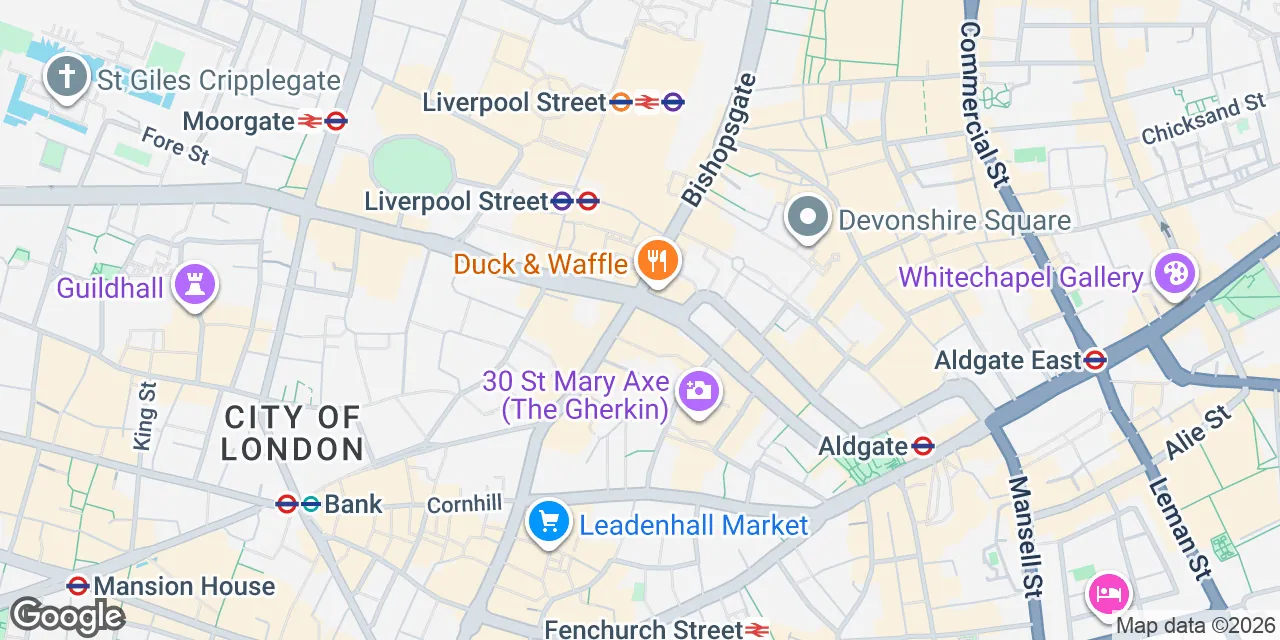 18th & 19th Floors,100 Bishopsgate, EC2N 4AG The City of London