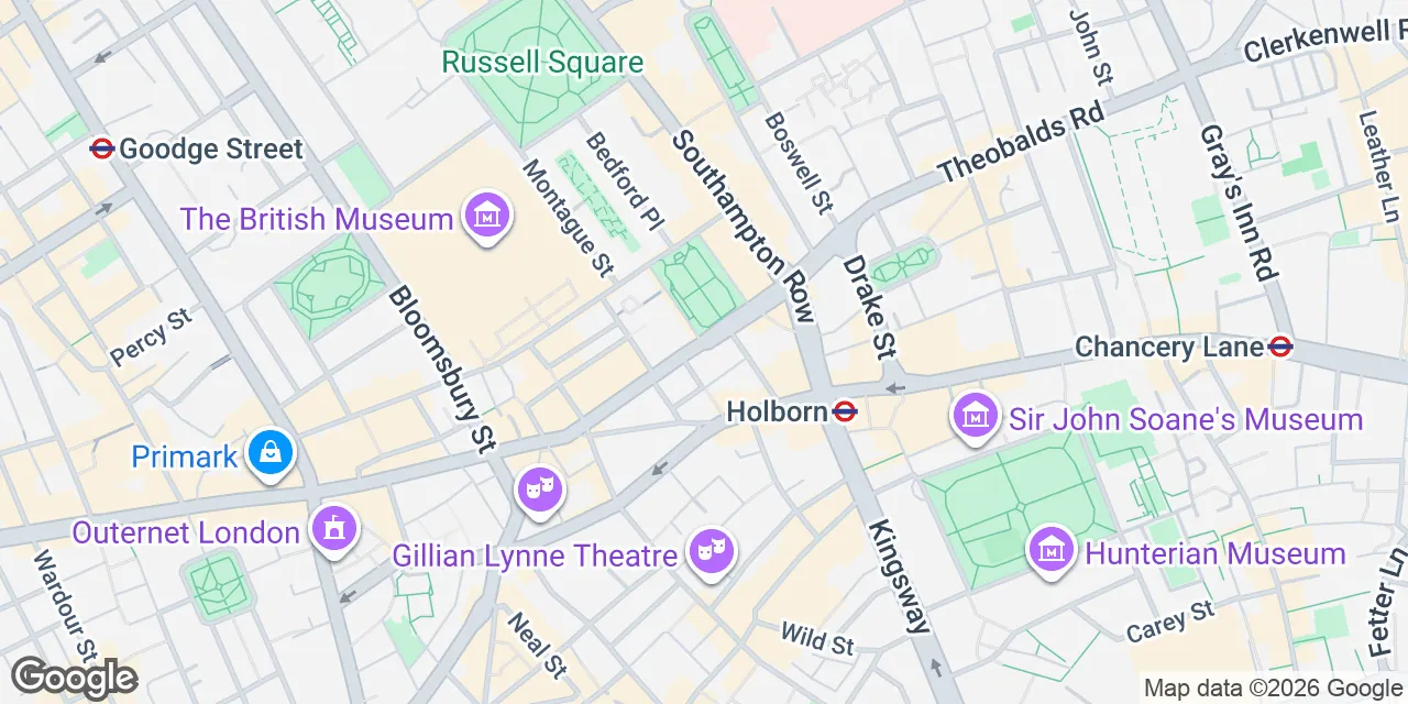 4-4a Bloomsbury Square, WC1A 2RP Camden