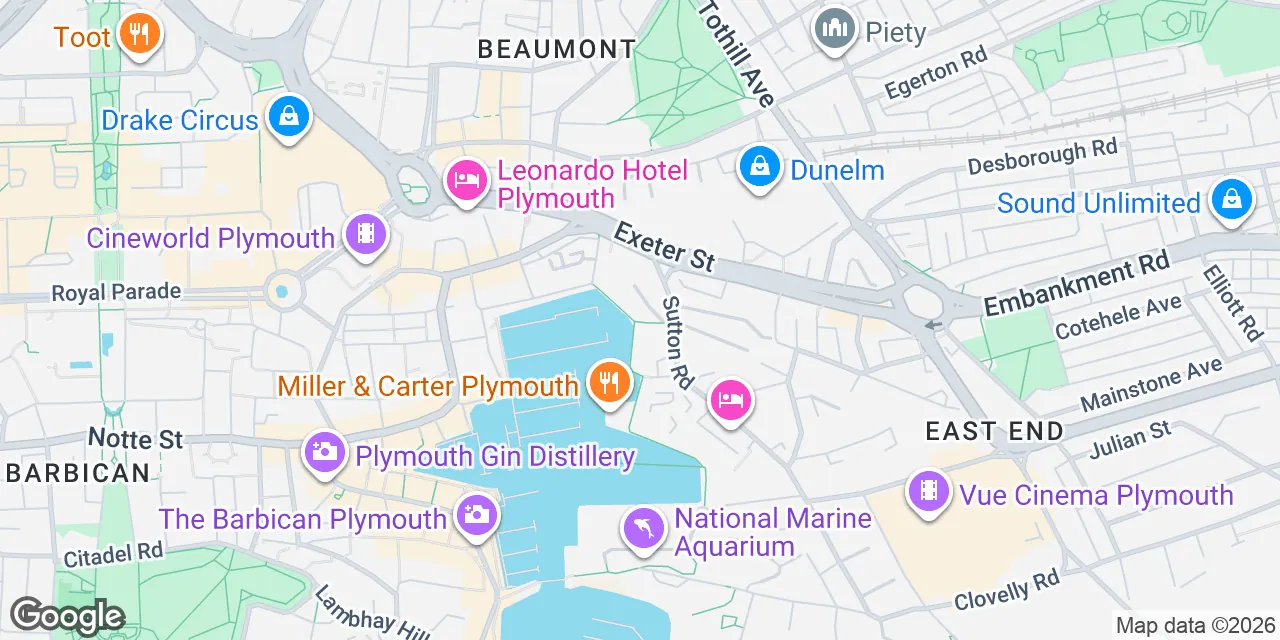 6 North East Quay,Salt Quay House, 4th Floor, Sutton Harbour, PL4 0HP Plymouth