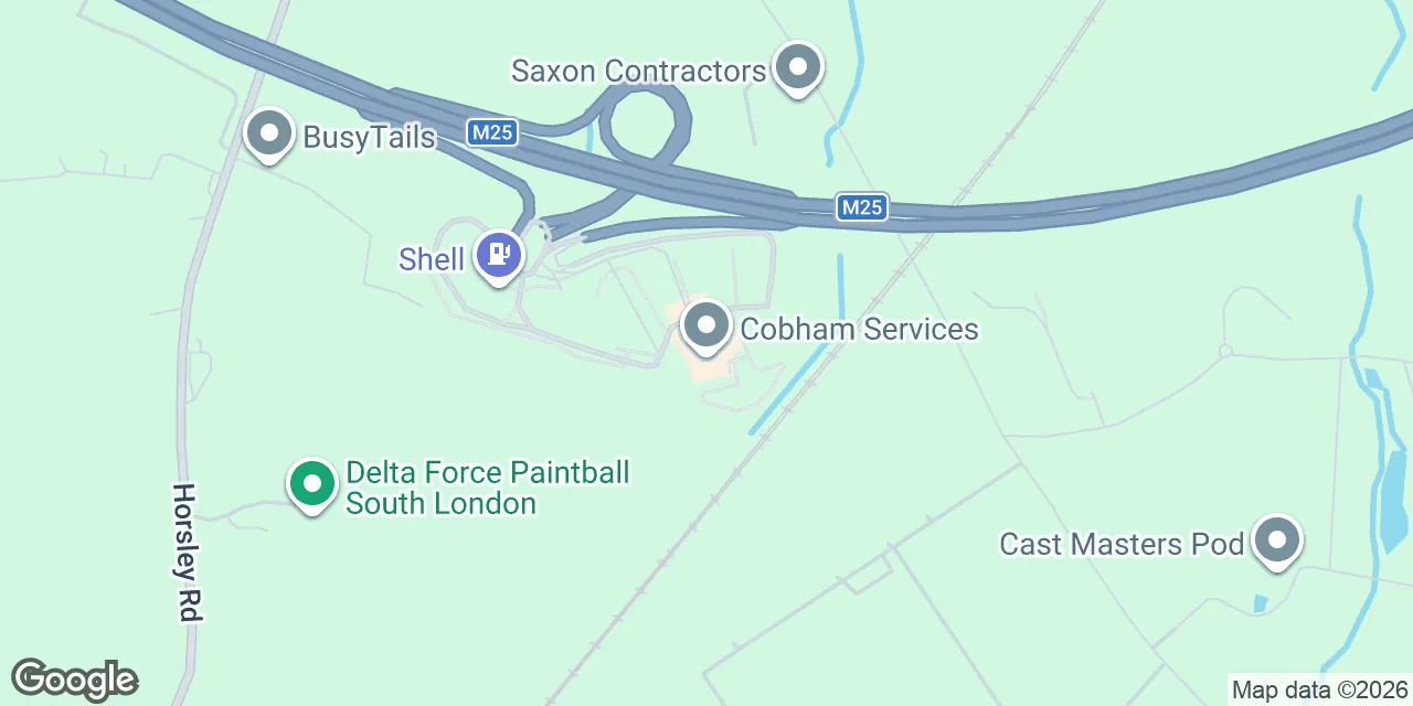M25 J9/10,Downside, KT11 3DB Surrey