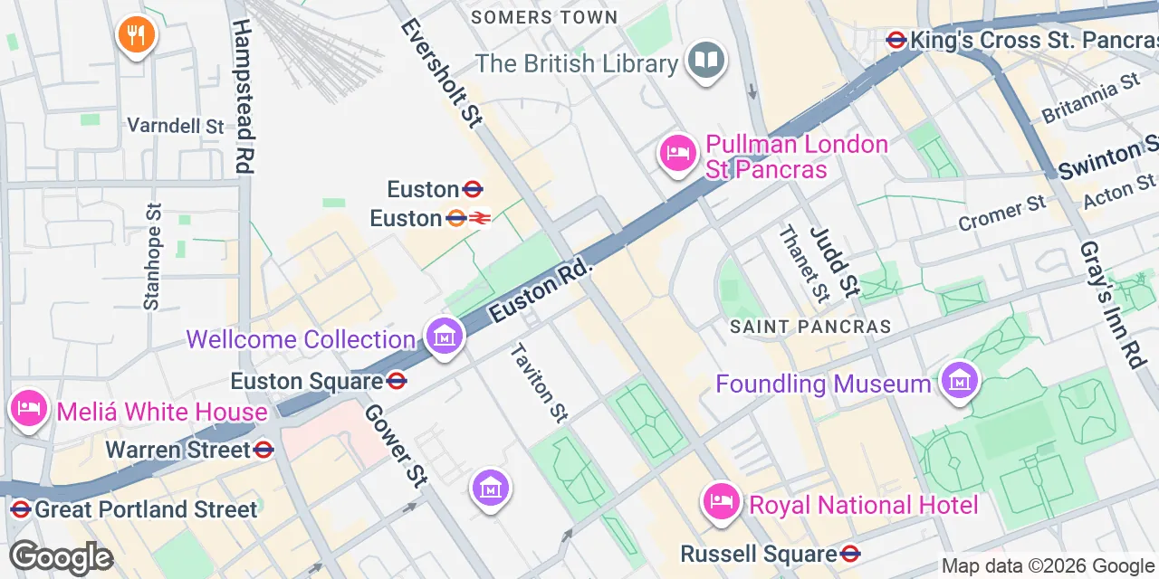 16 Upper Woburn Place, WC1H 0AF Camden