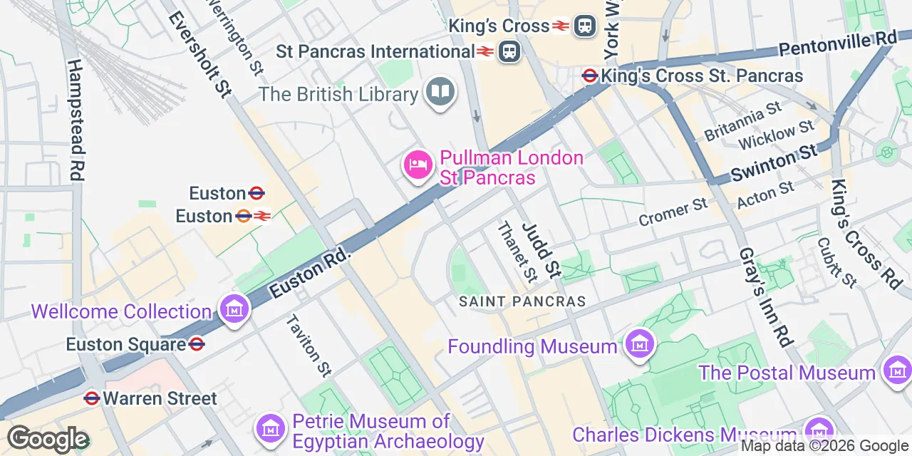 Mabledon Place,Hamilton House, Bloomsbury, WC1H 9BB Camden