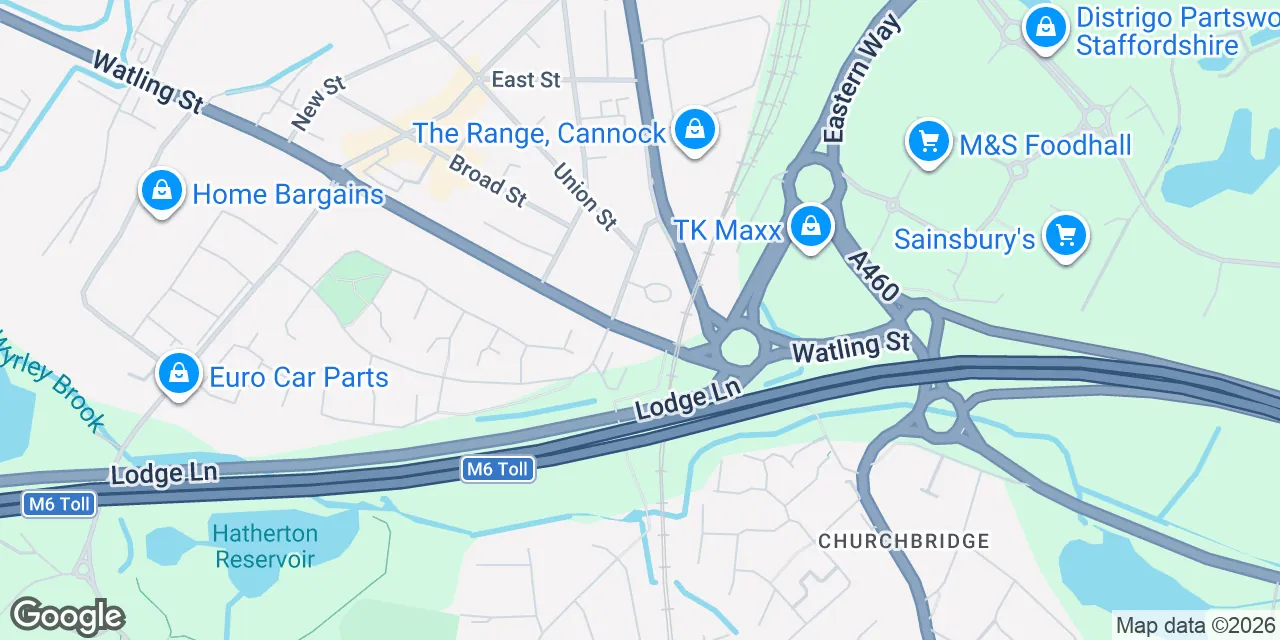 Watling Street,Watling Court, Orbital Plaza, WS11 0EL Cannock