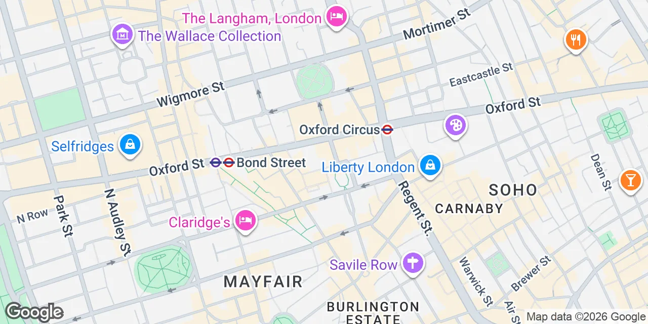 17 Hanover Square,Mayfair, W1S 1BN City of Westminster