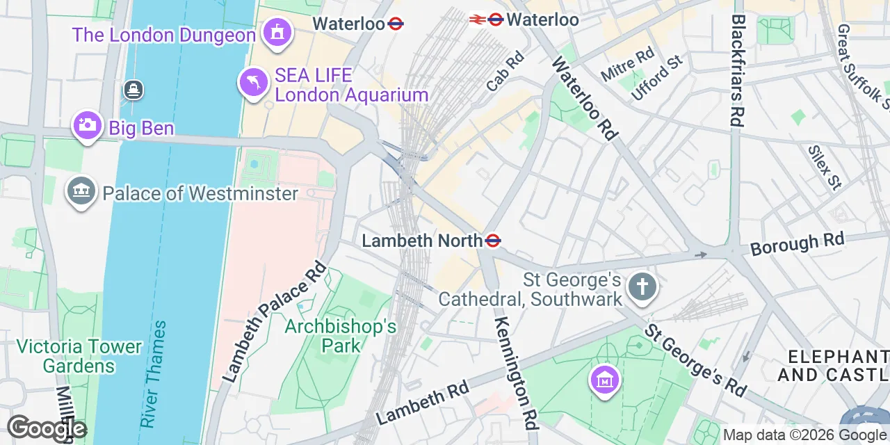 Westminster Bridge Road 121, SE1 7HR Central London