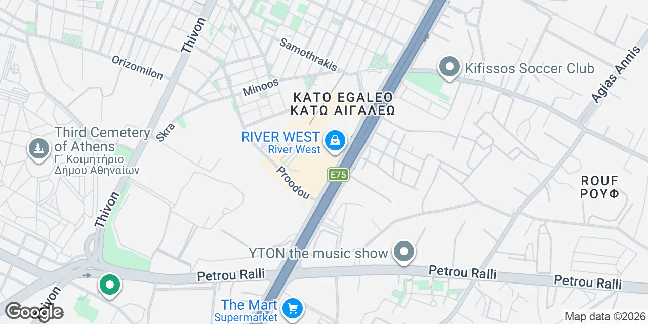 98, Kifissou Avenue, Egaleo,River West, 122 41 Piraeus