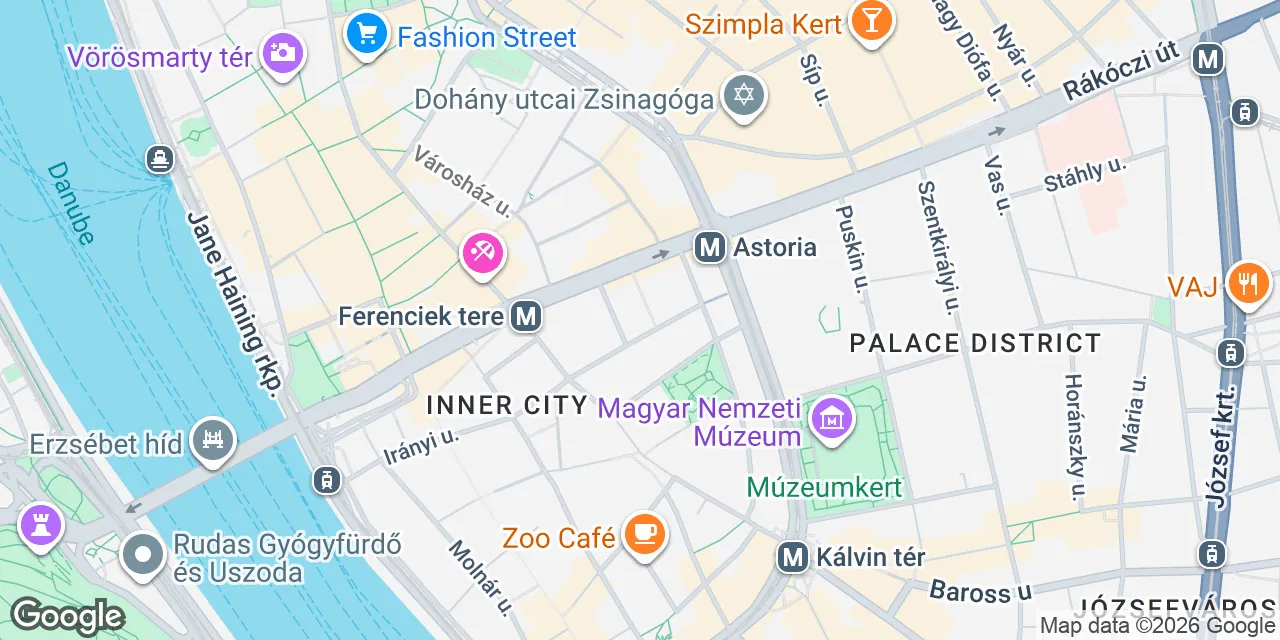 Kossuth Lajos utca 7-9, 1053 Budapest