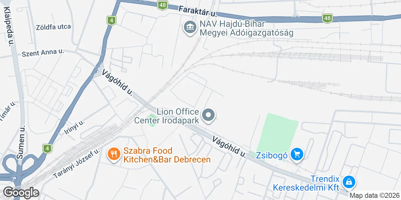 Vágóhíd u. 2, 4034 Debrecen