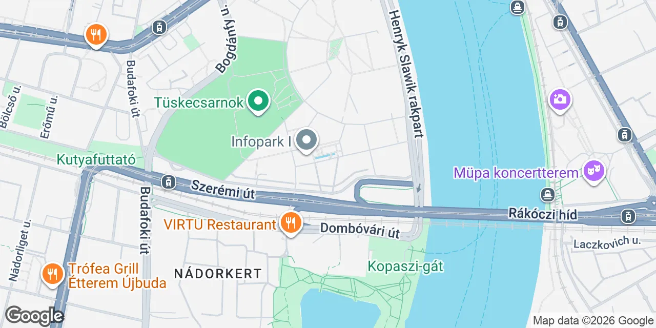 Infopark Sétány 1b, 1117 Budapest