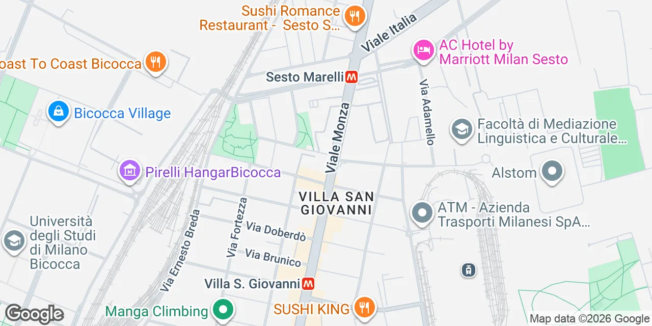 Viale Monza 347,Quartiere Villa San Giovanni, 20126 Milano