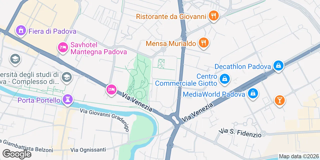 Sottopassaggio Mario Saggin 2,Padova Est, 35131 Padova