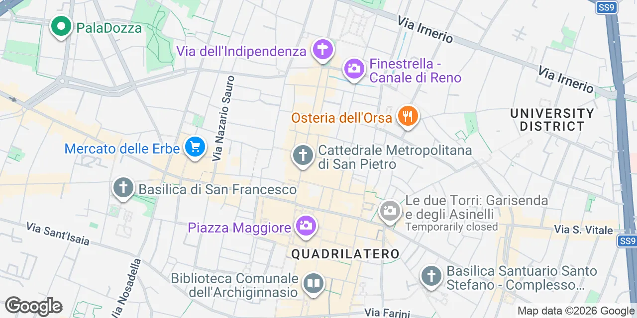 Via del Monte 1, 40126 Bologna