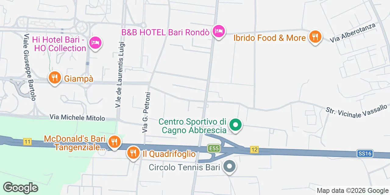 Corso Alcide de Gasperi n. 429, 70125 Bari