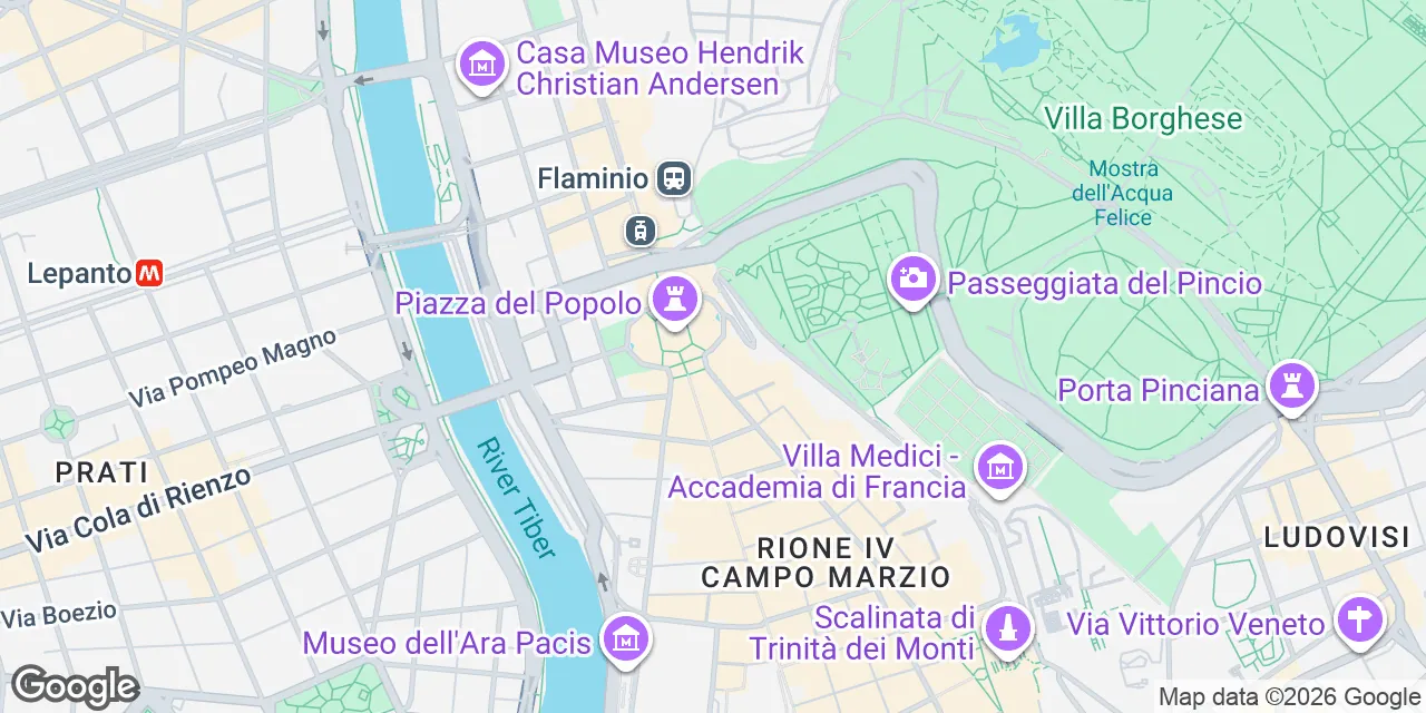 Piazza del Popolo, 18,Palazzo Valadier, 00187 Roma