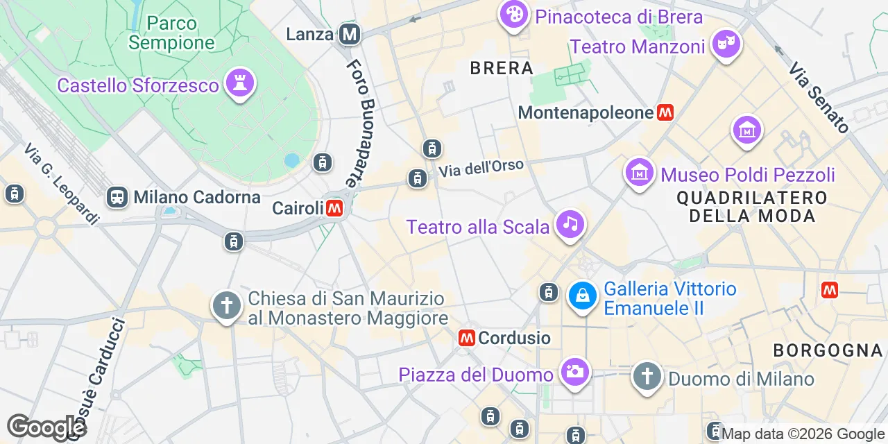 Via Broletto 46, 20121 Milano