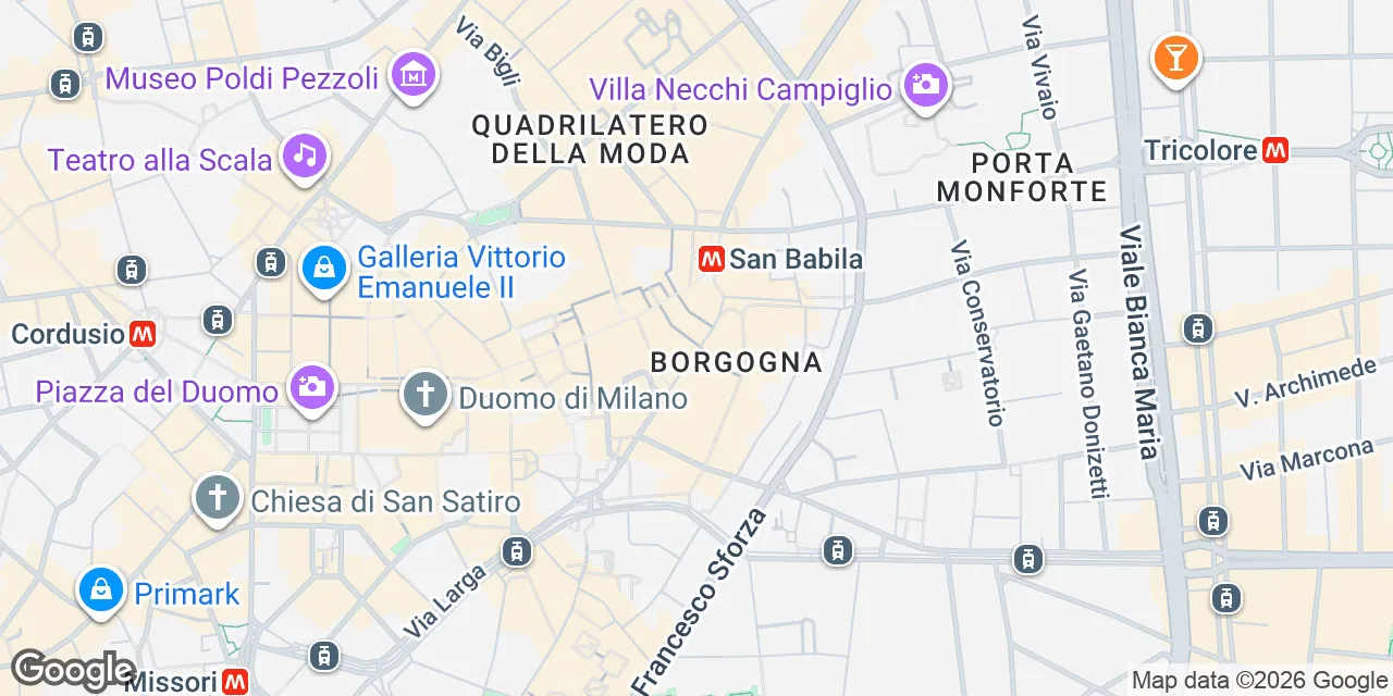 Corso Europa 15, 20122 Milano