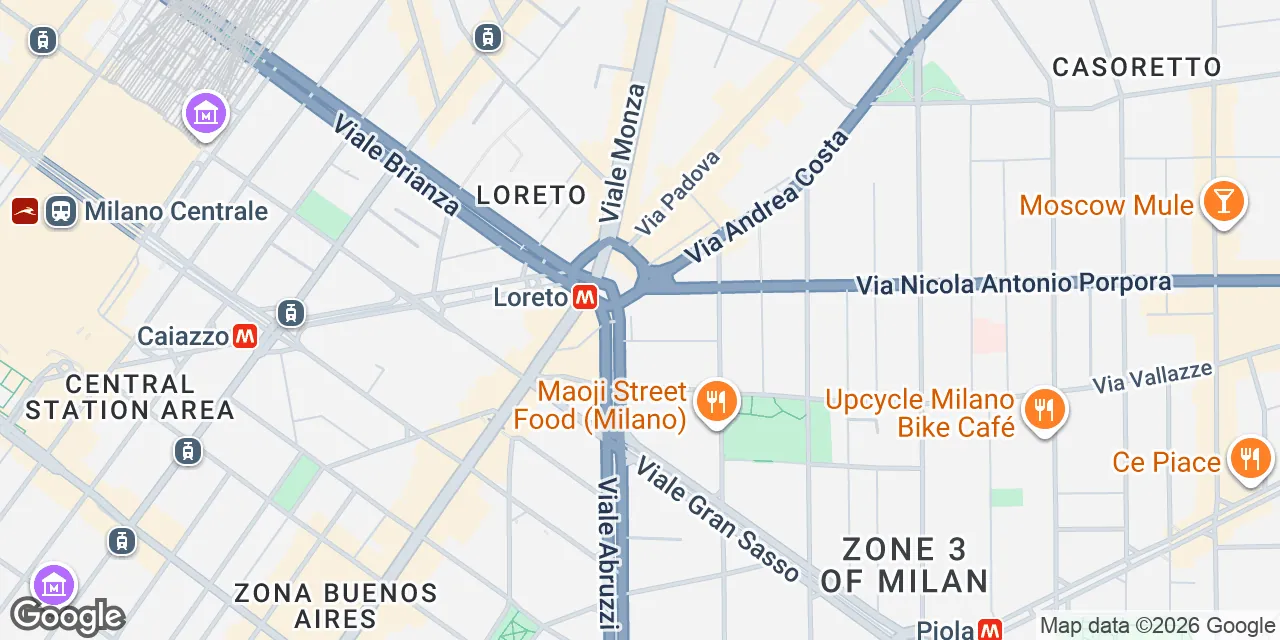 Viale Abruzzi 94,Quartiere Loreto, 20131 Milano