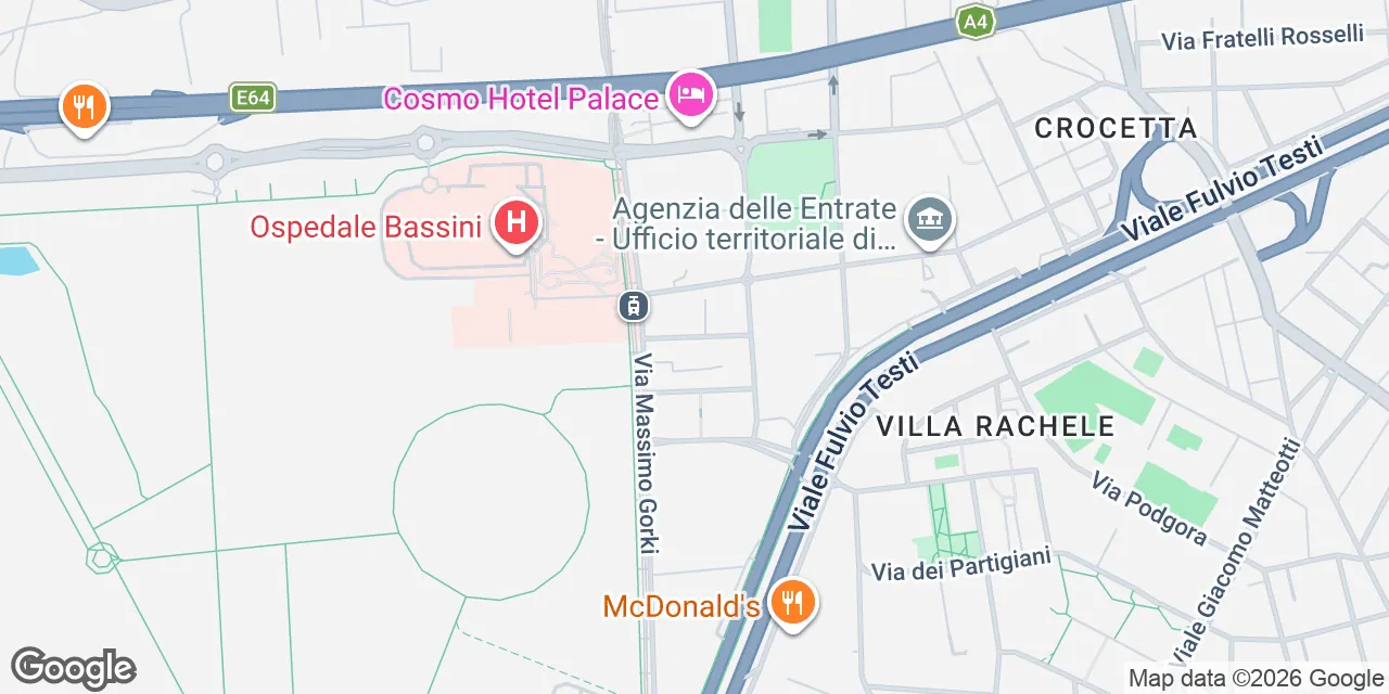 Via delle fosse ardeatine, 4,Cinisello Balsamo, 20092 Milano