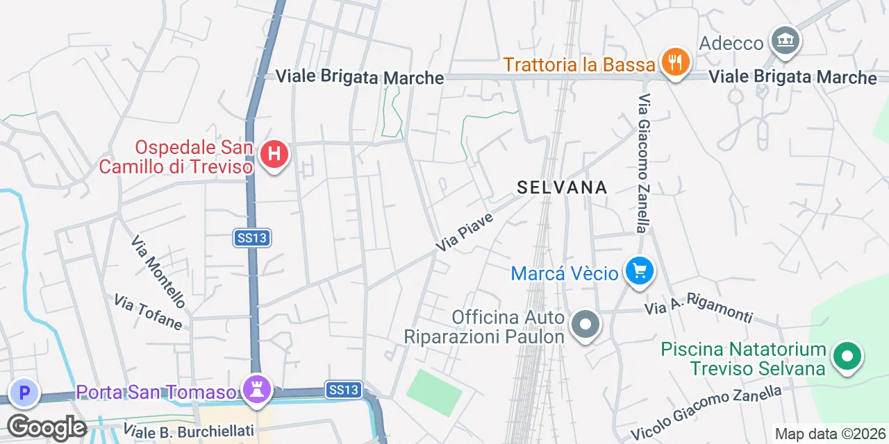 Via Eugenio Rota, 19, 31100 Treviso