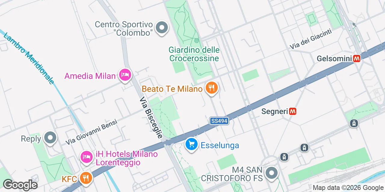 Via Lorenteggio 240, 20147 Milan Saronno