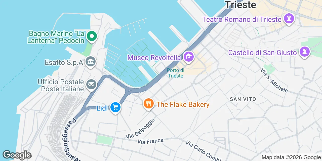 Riva Tommaso Gulli, 12, 34123 Trieste