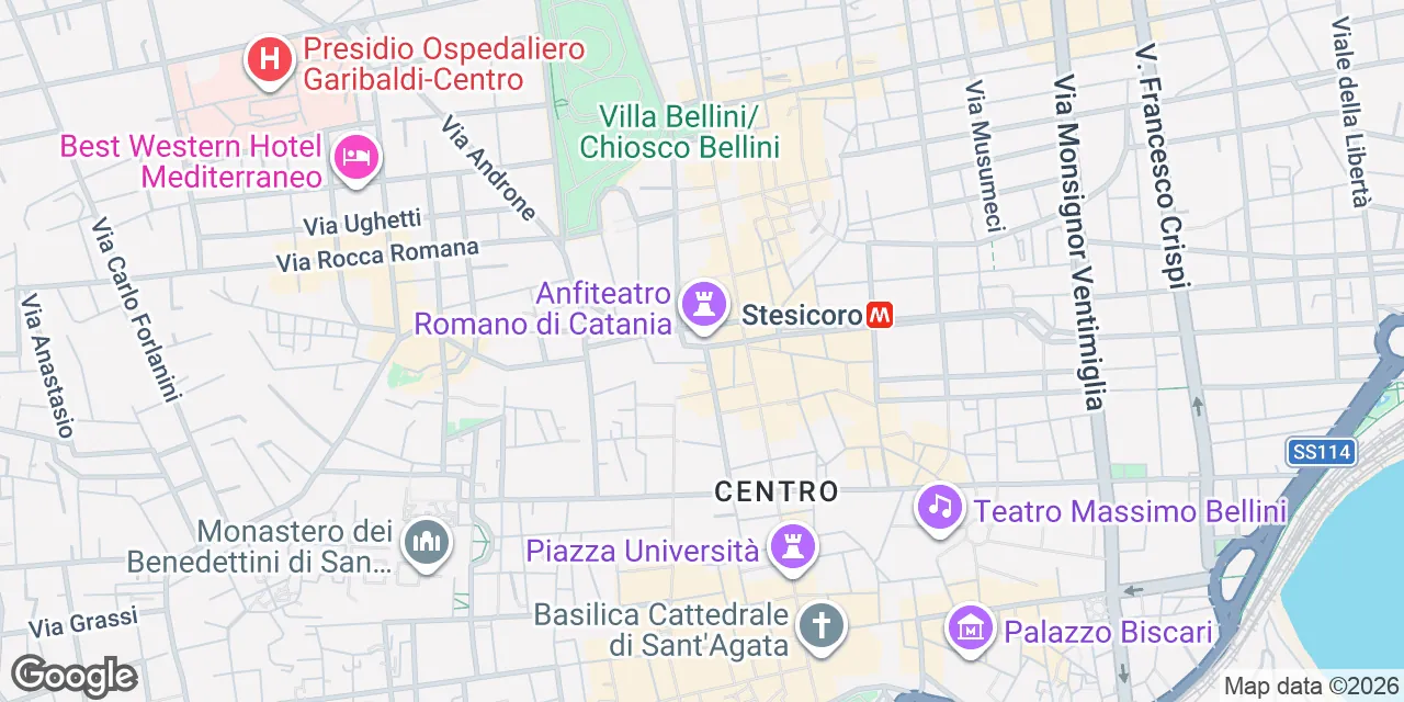 Piazza Stesicoro 15, 95131 Catania