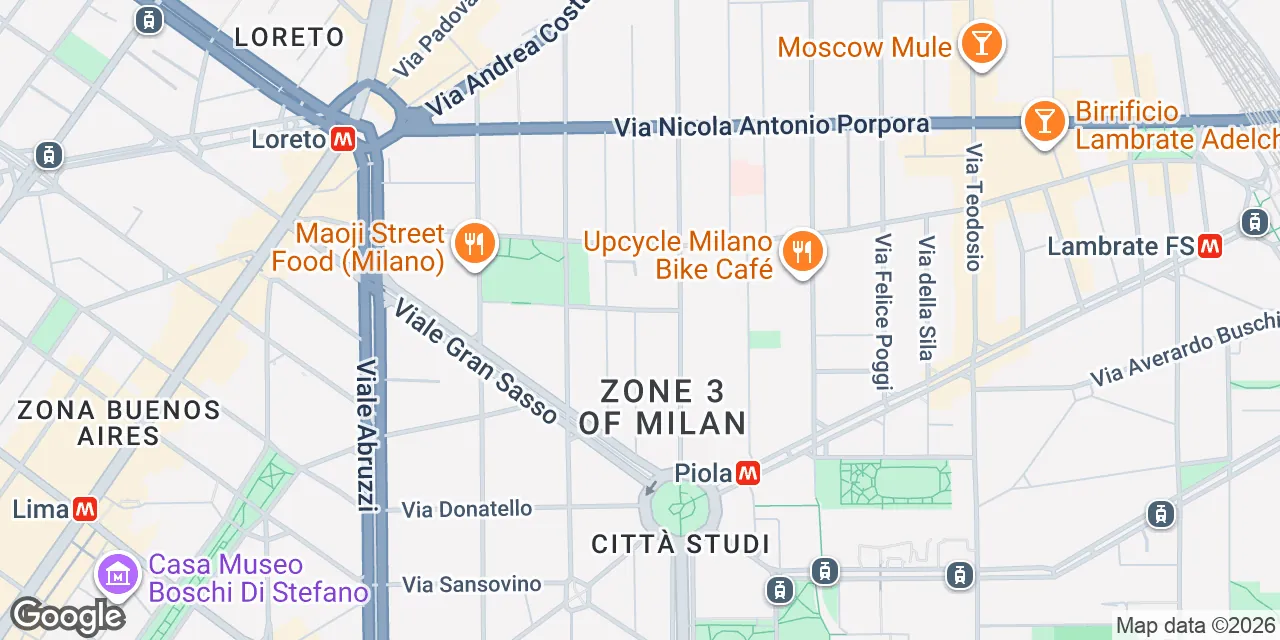 Via Francesco Lomonaco 10, 20131 Milano
