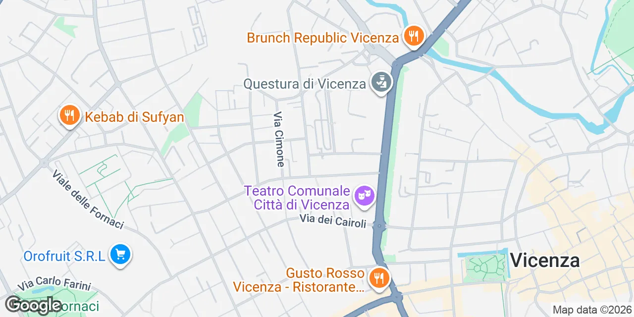 via Battaglione Framarin n.20, 36100 Vicenza