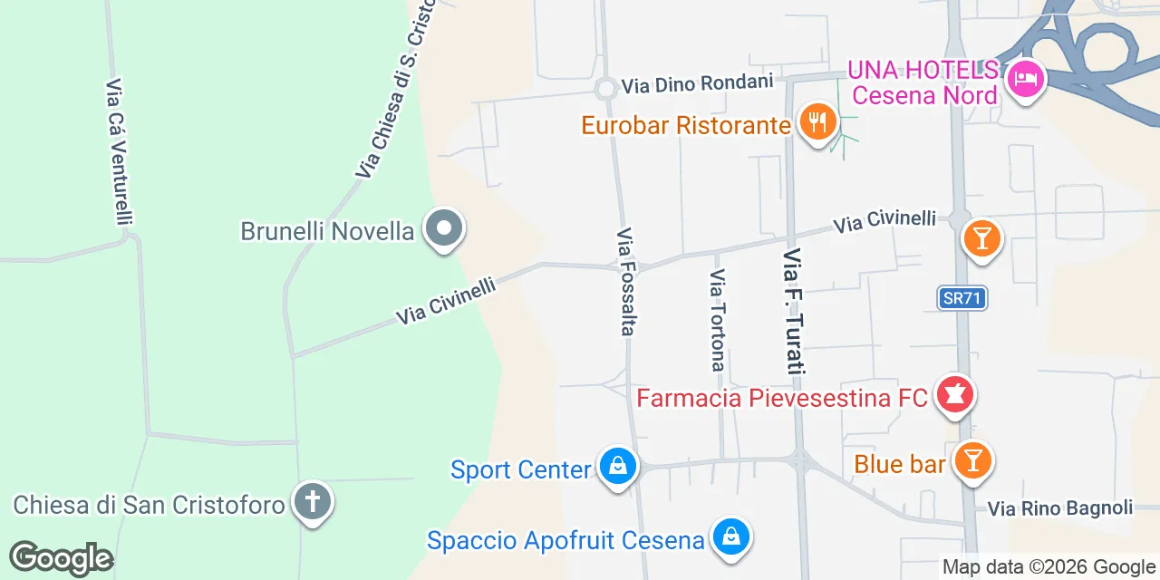 Via Fossalta 3055, 47522 Forlì