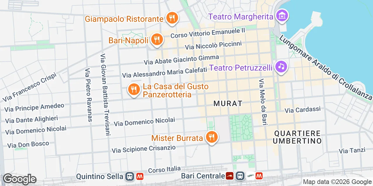 Via Principe Amedeo 160, 70122 Bari