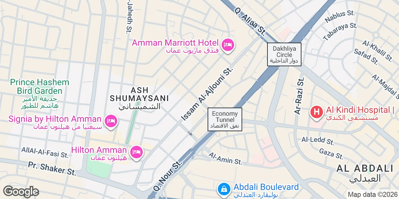 Issam Al-Ajlouni Street,Shmeisani, Amman