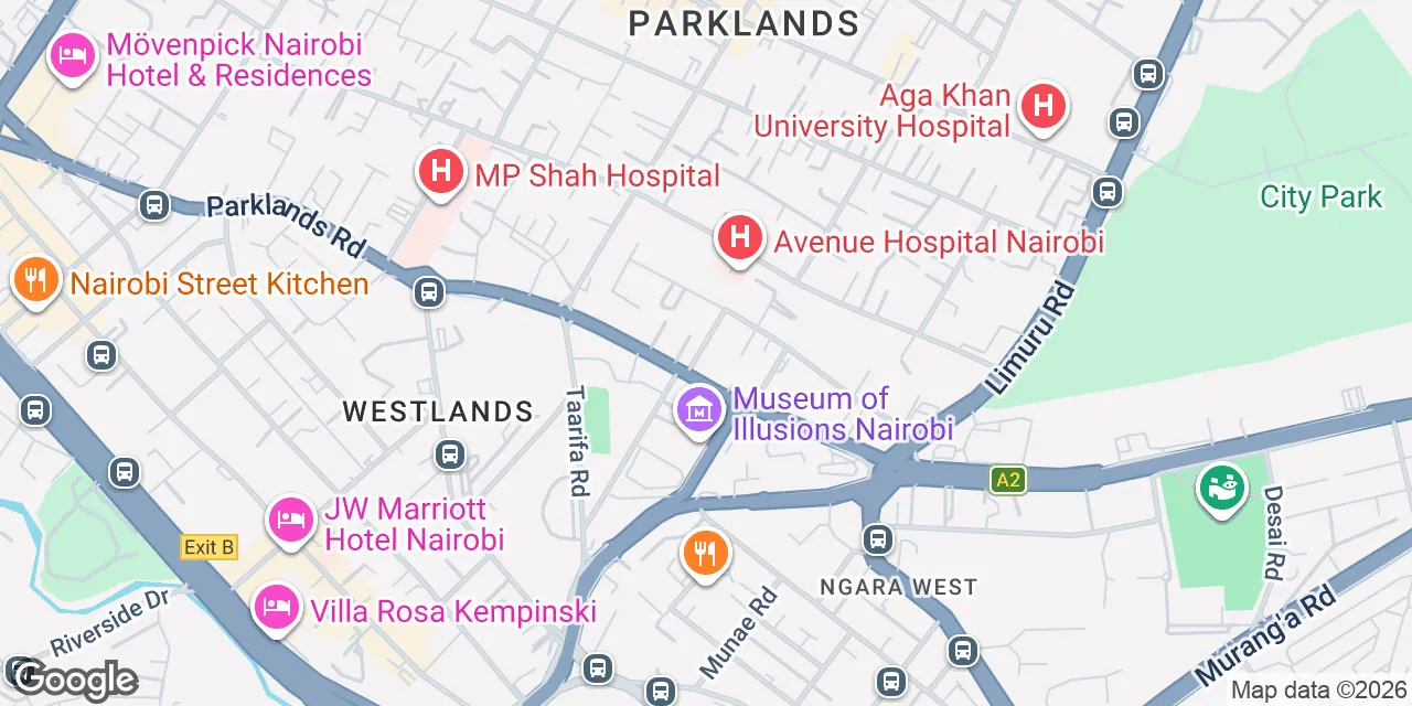 West One Building,The Junction of Parklands Road and Wambugu Grove, Nairobi 00623