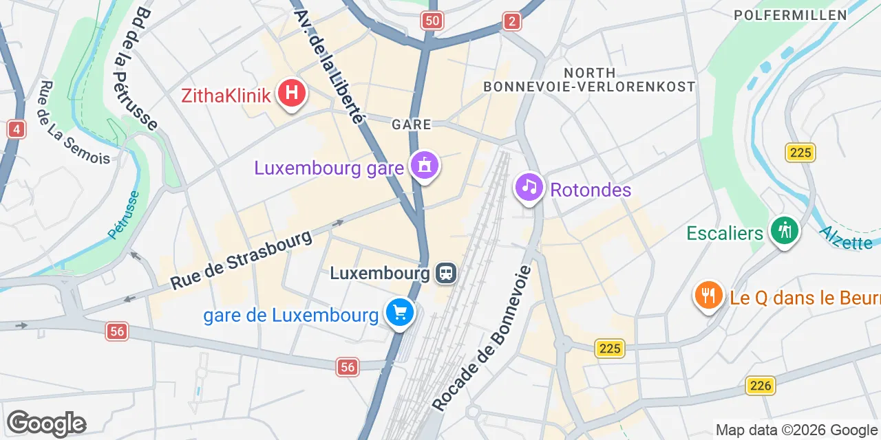 5&nbsp;place de la Gare, 1616 Luxembourg City