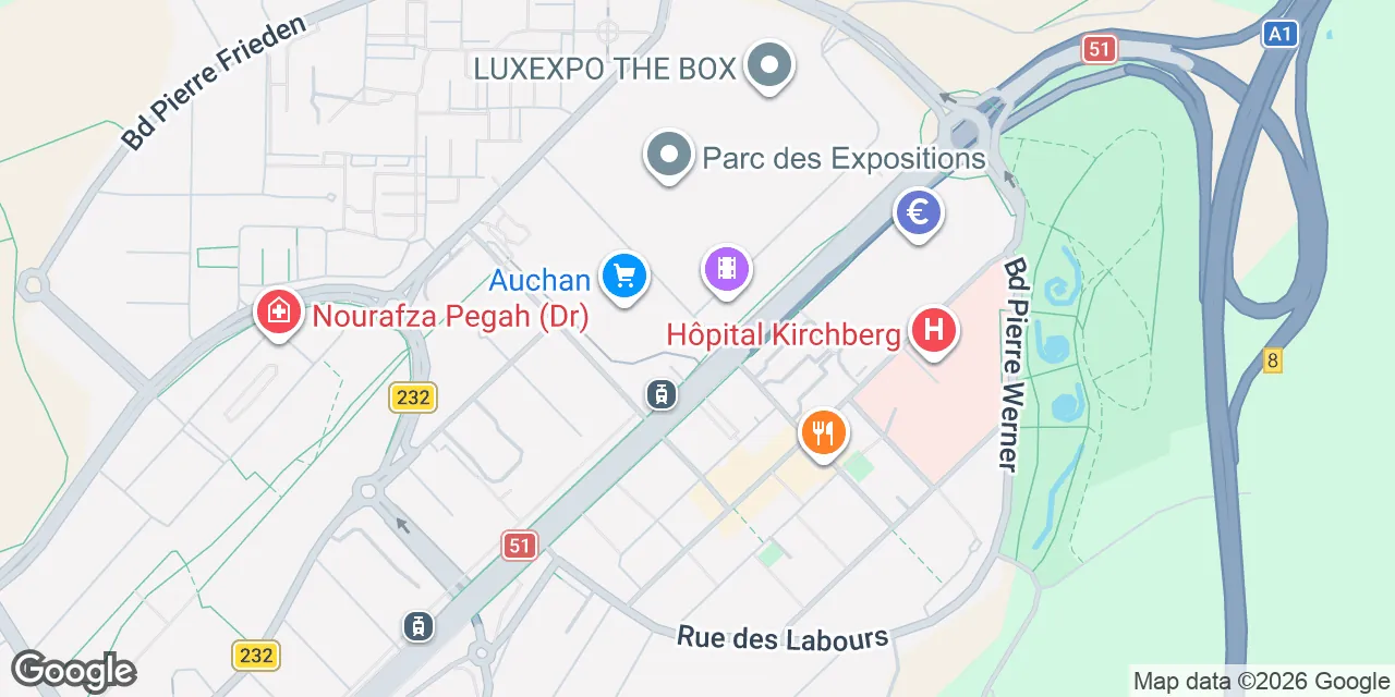 43&nbsp;avenue John F. Kennedy, 1855 Kirchberg