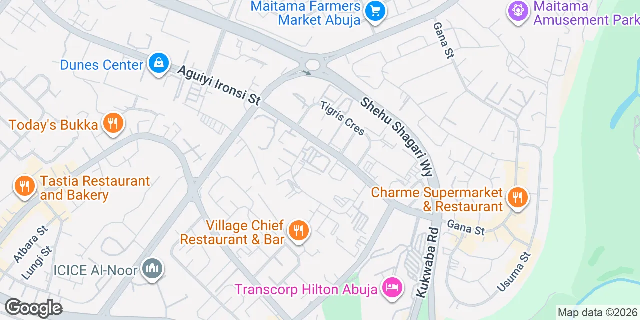 1 Zambezi Crescent Off Aguyi Ironsi Street,Maitama, Abuja 900271