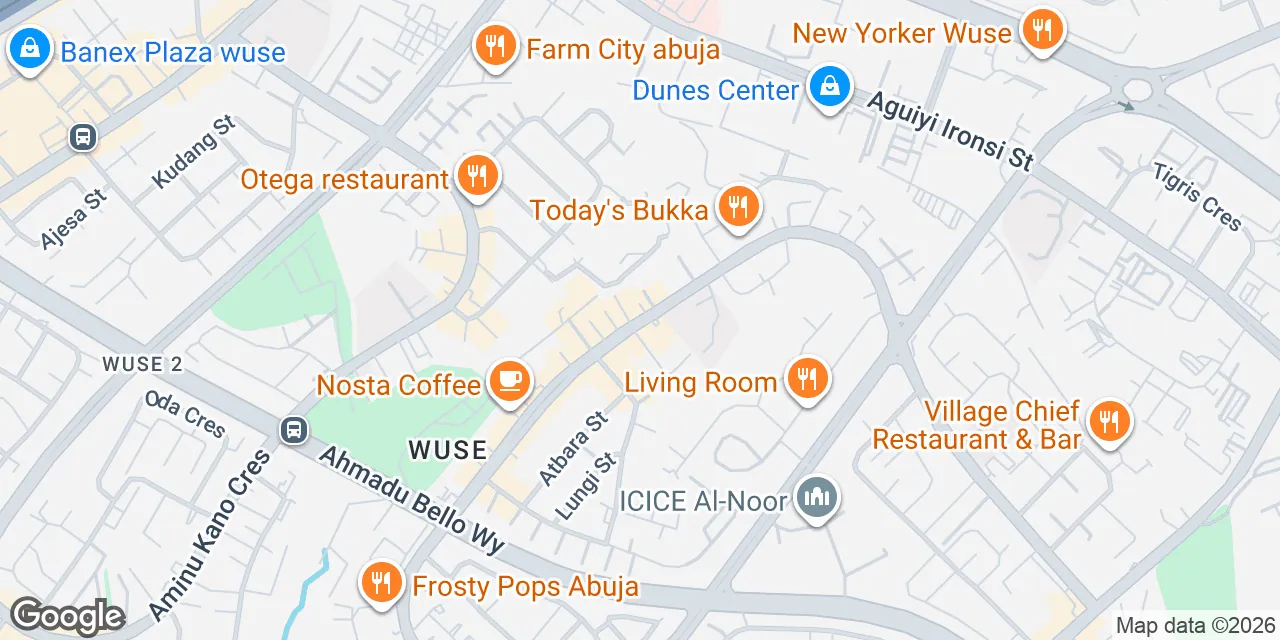 1033 Adetokunbo Ademola Crescent,Wuse 2, FCT Abuja, Abuja 904101