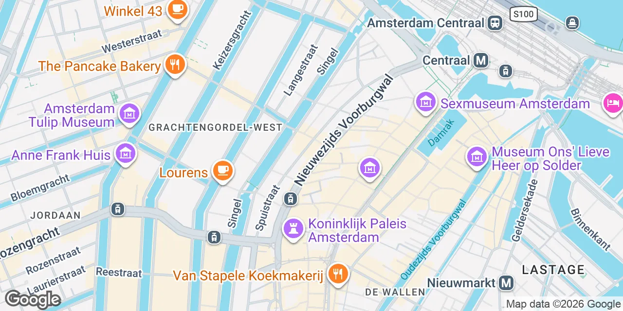 Nieuwezijds Voorburgwal 104-108, 1012 SG Amsterdam Centre