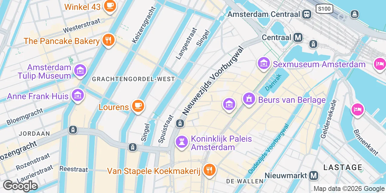 Nieuwezijds Voorburgwal 104-108, 1012 SG Amsterdam Centre