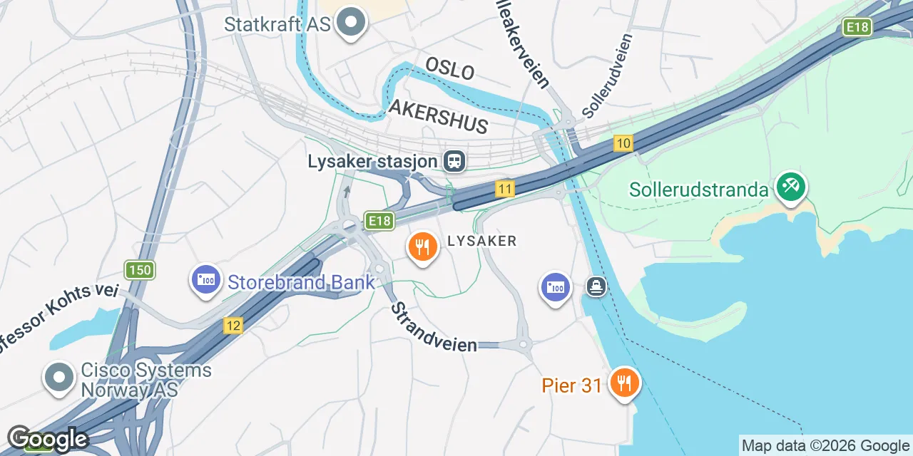 Lysaker Torg 5,3rd floor, 1366 Lysaker