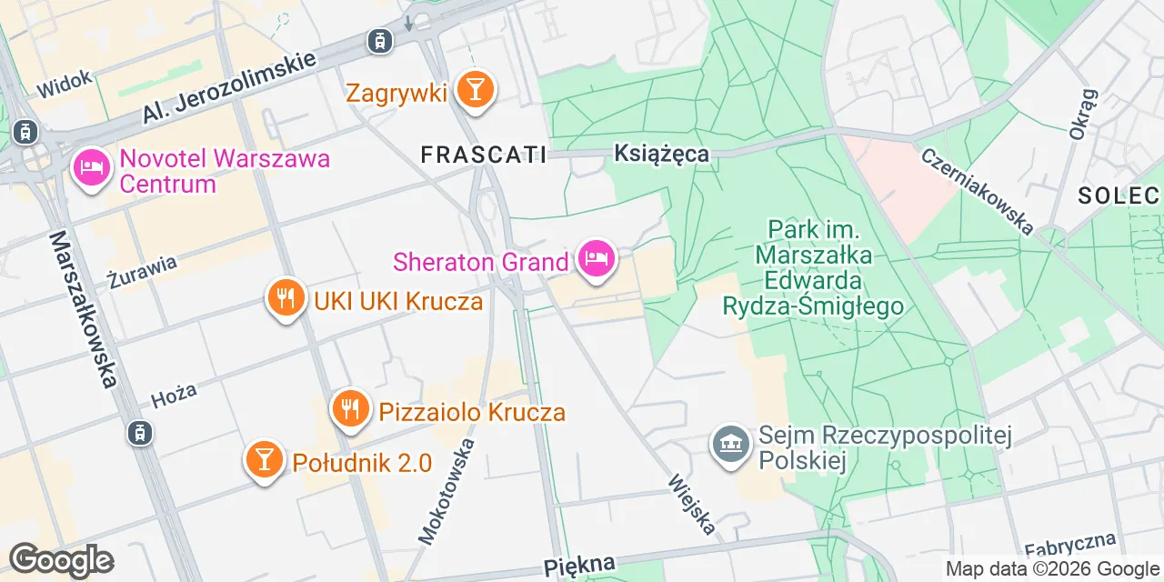 Sheraton Plaza, Prusa&nbsp;2, 00-493 Warszawa Śródmieście