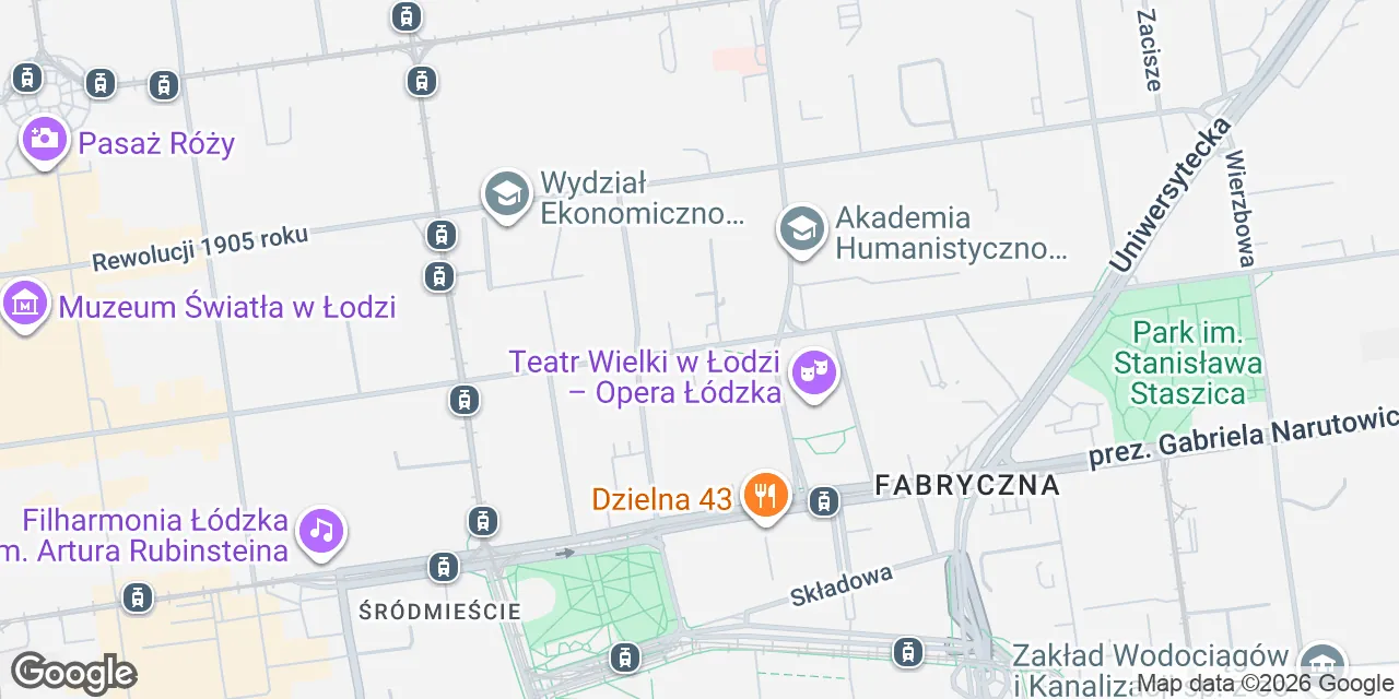 Jaracza 47, 90-001 Łódź
